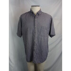 VTG Sonoma Plaid Shirt Men's Size XL Multicolor Button Down Short Sleeve Shirt